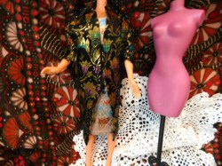 brocade dress coat